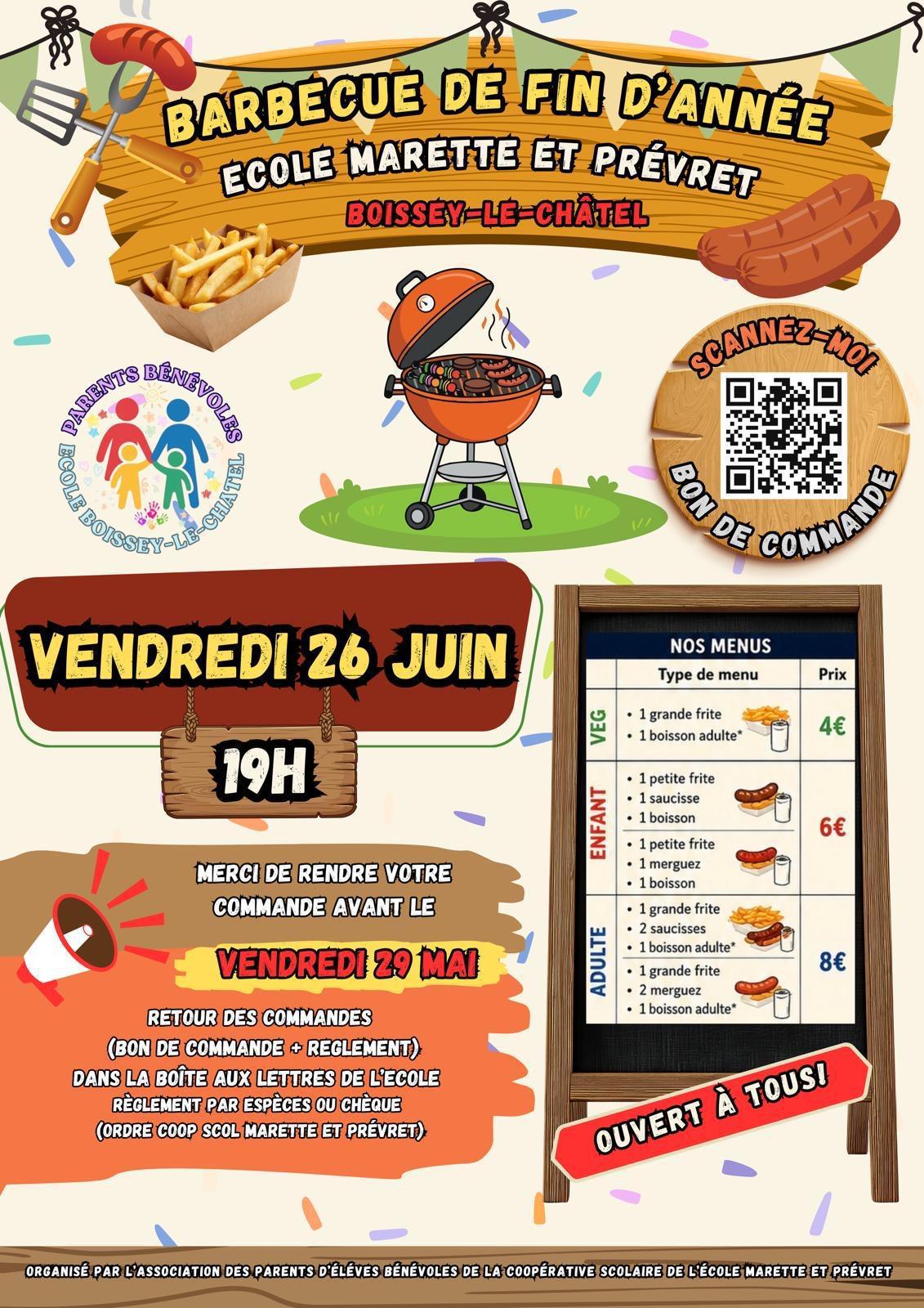 🔥🍖 Barbecue de fin d’année 🎉