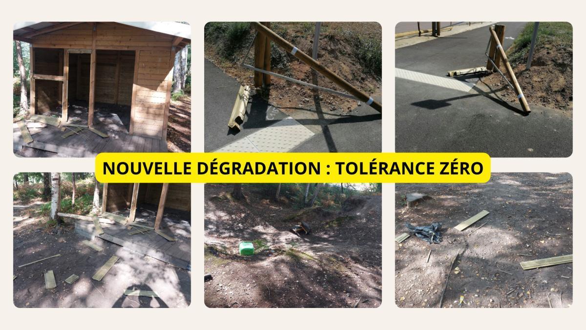 🚨 NOUVELLE DÉGRADATION DANS LE BOIS COMMUNAL