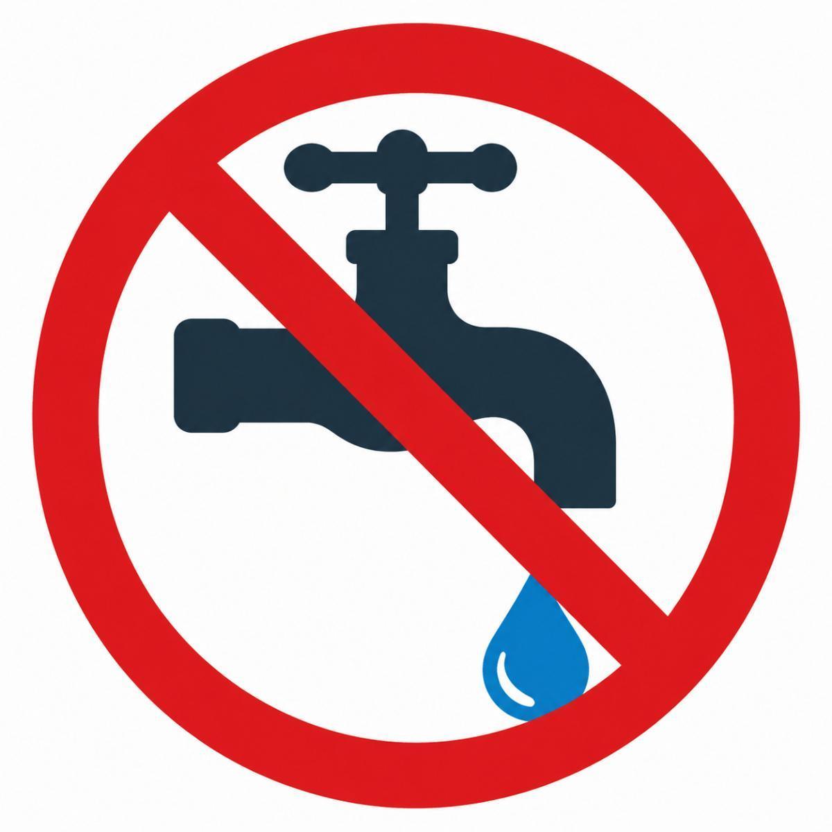⚠️ Coupure d’eau au cimetière