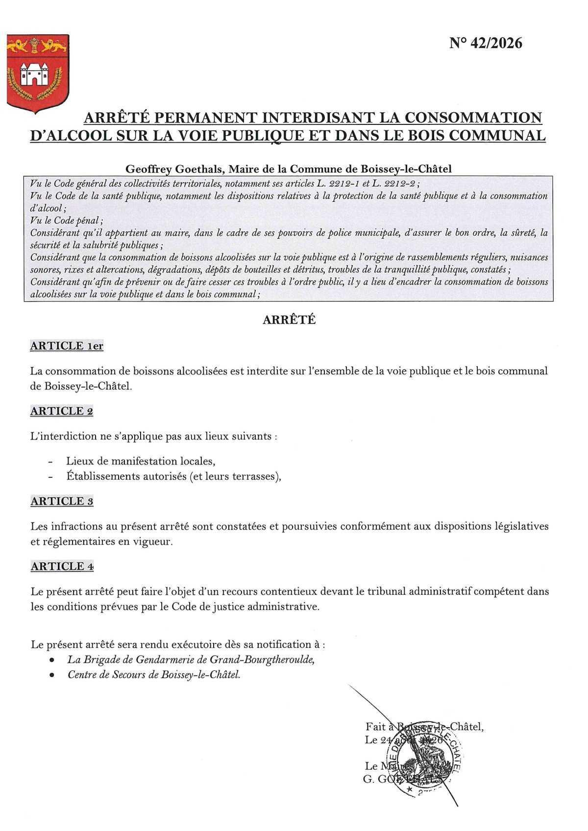 🚨 INFORMATION IMPORTANTE – CONSOMMATION D’ALCOOL