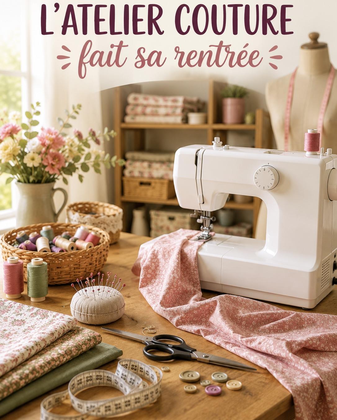 🧵 ATELIER COUTURE – C’EST LA REPRISE ! 🧵