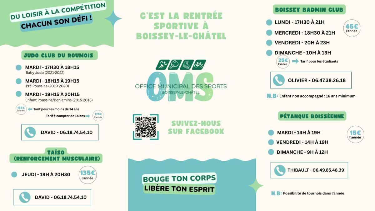 🏃‍♀️🏓🛼 C’EST LA RENTRÉE SPORTIVE À BOISSEY-LE-CHÂTEL ! 💪