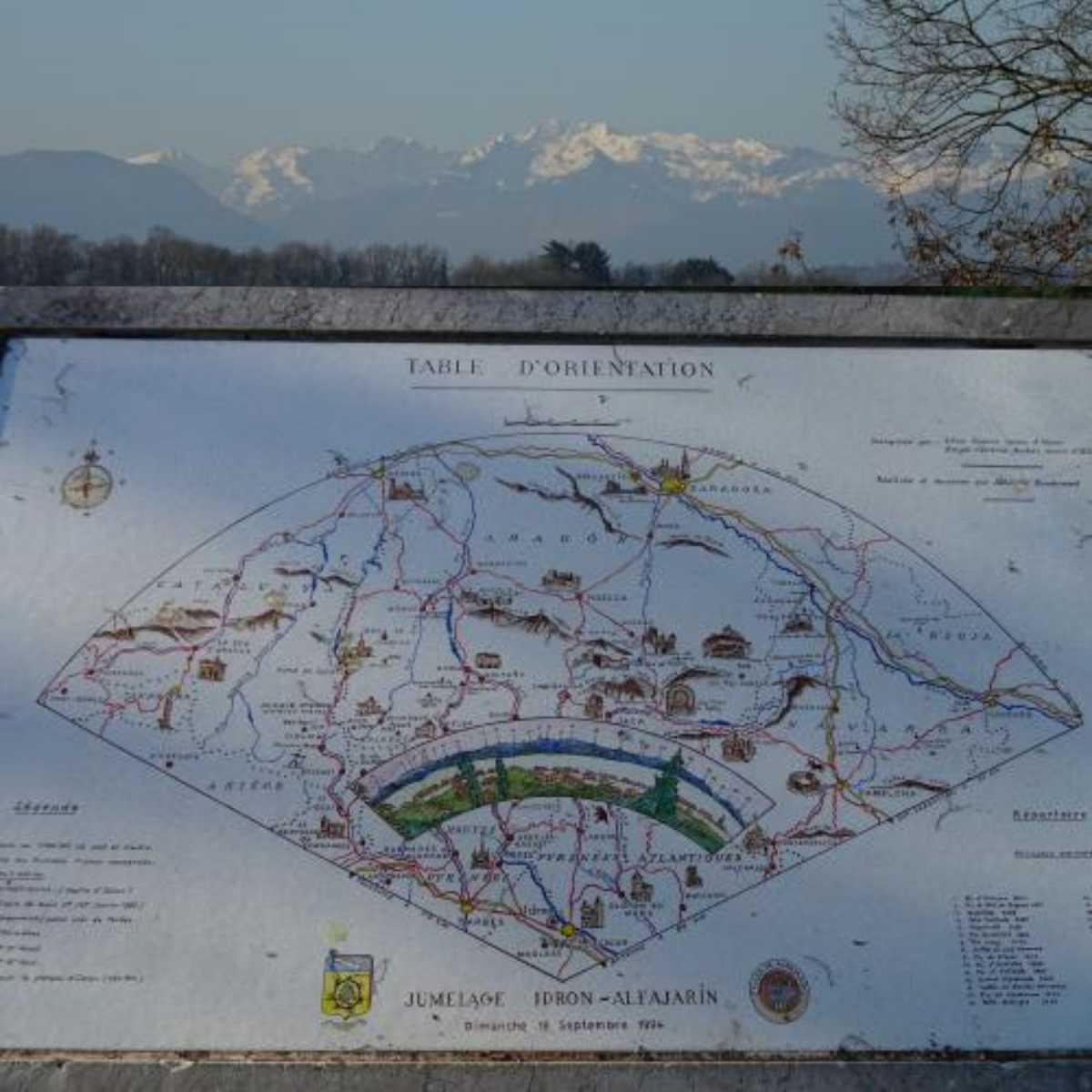 La table d'orientation La table d'orientation