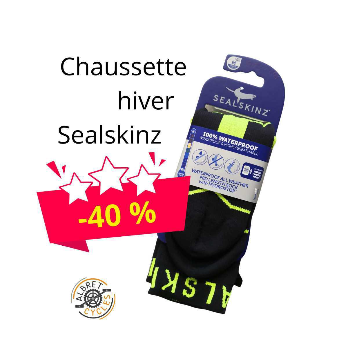 Chaussettes hiver Sealskinz imperméables Chaussettes hiver Sealskinz imperméables