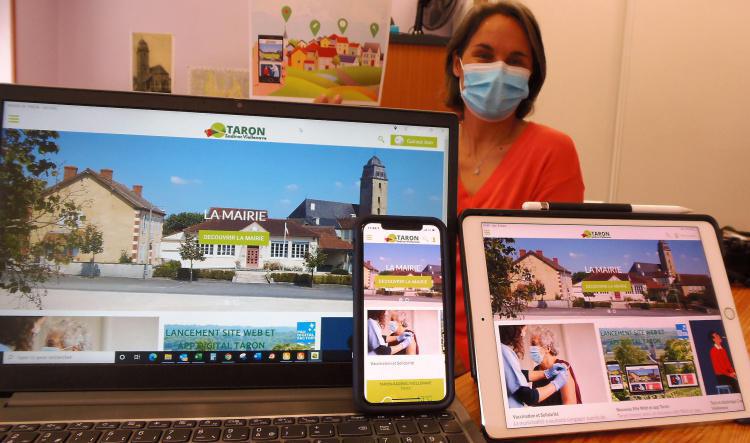 WEB APP MAIRIE TARON -SADIRAC - VIELLENAVE