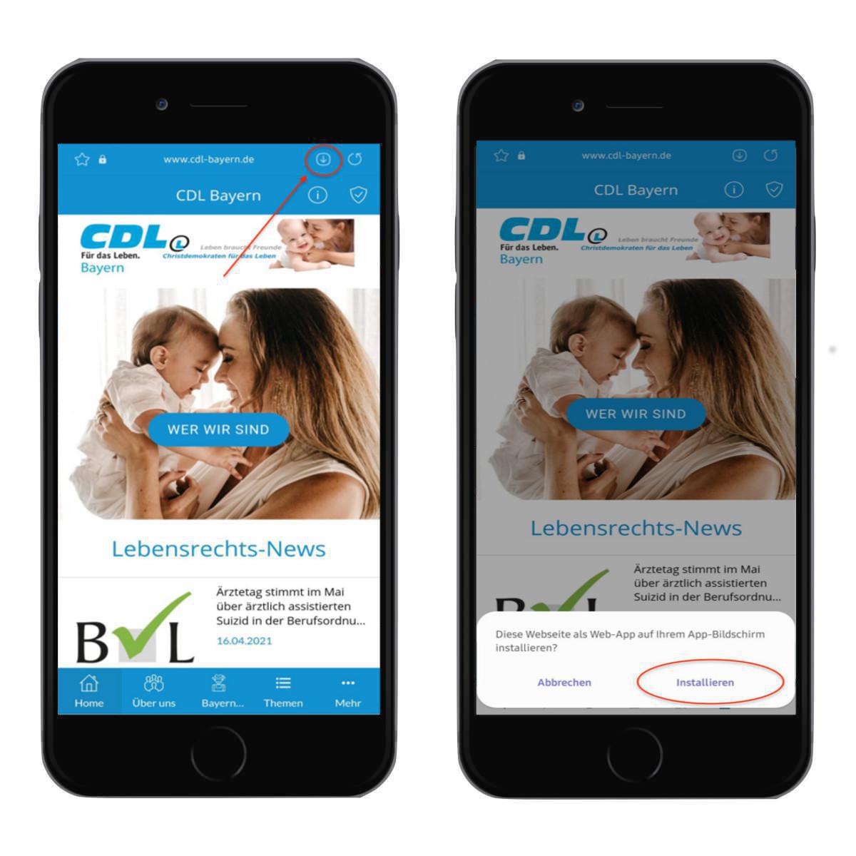 CDL App installieren  CDL App installieren