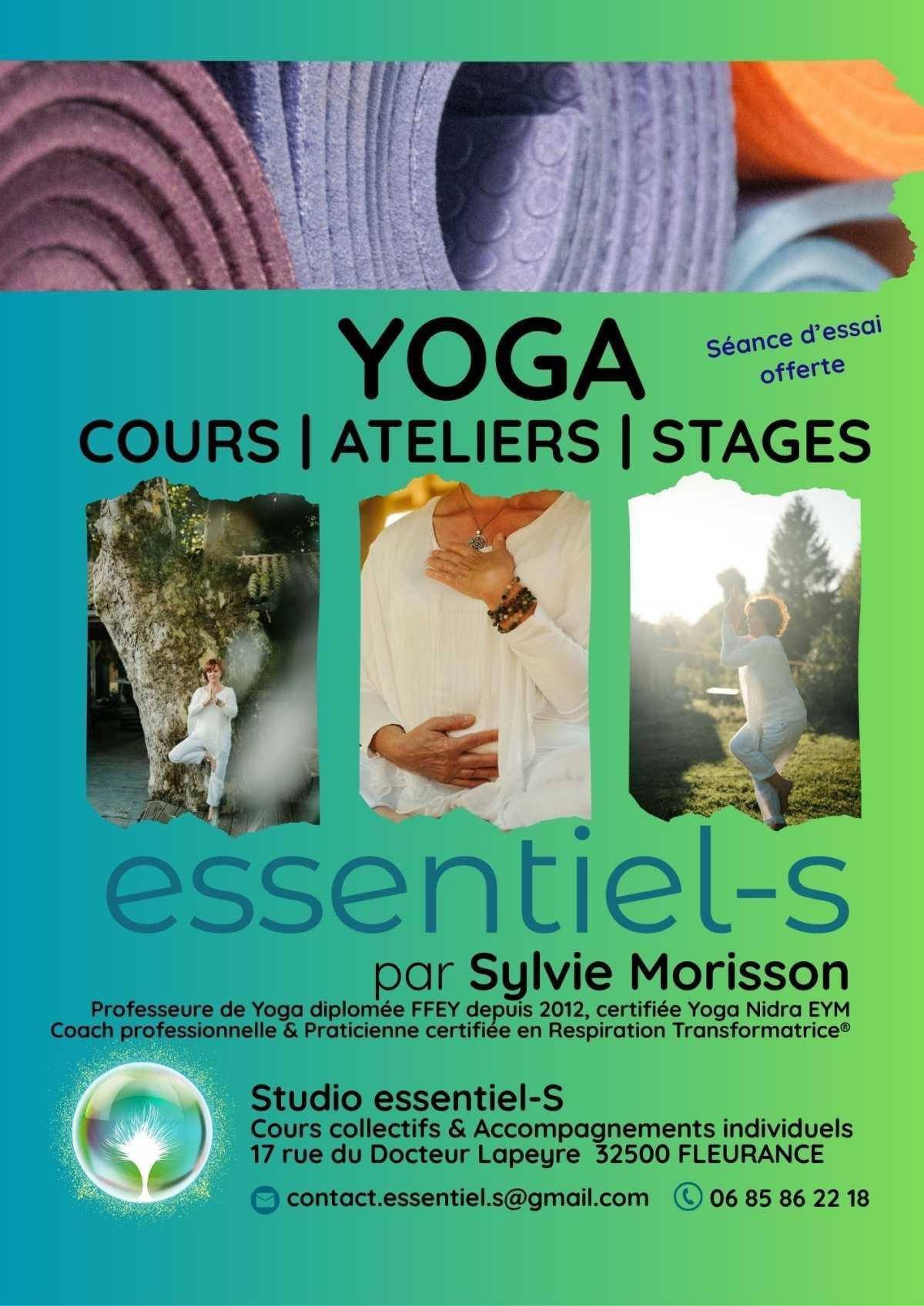 YOGA Cours Collectifs, Ateliers, Stages
