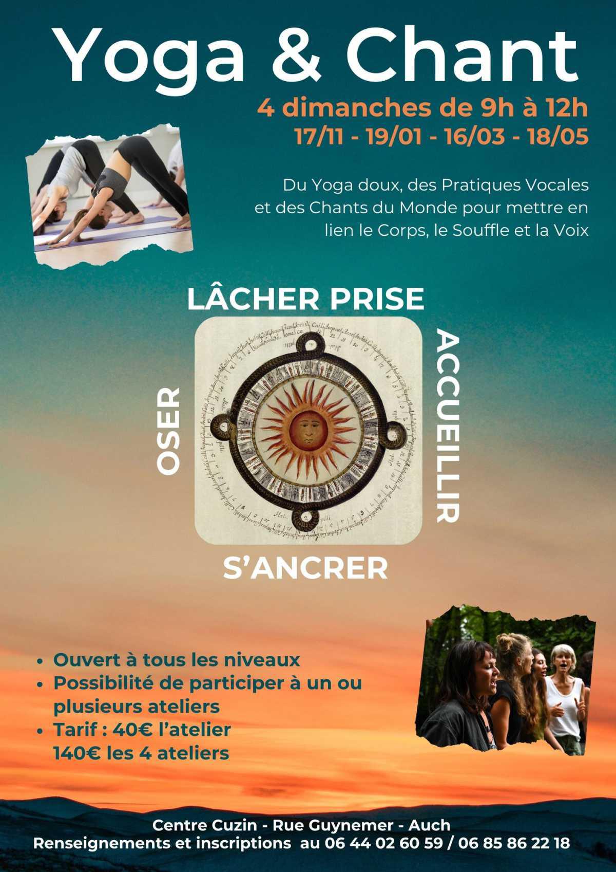 Stages et ateliers YOGA 