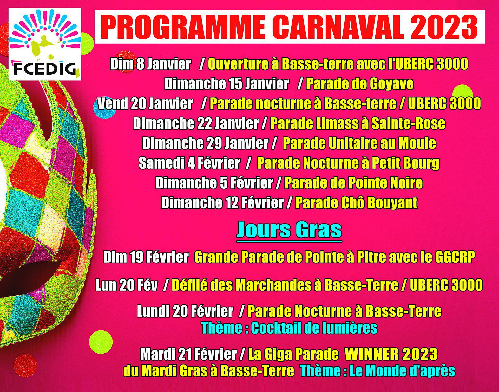 Vacances En Guadeloupe Et Carnaval Pour Un Sejour Tres Festif Calendrier Carnaval Guadeloupe 2022