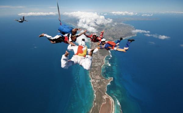 Parachutisme Guadeloupe, vol libre, chute libre,