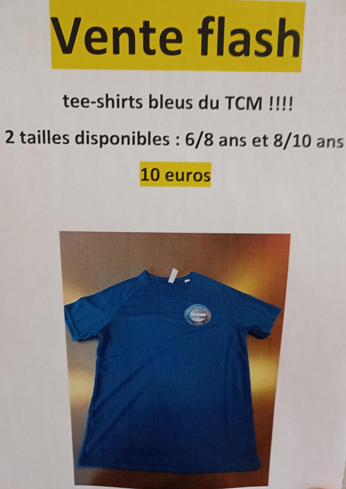 VENTE FLASH T-SHIRTS TCM
