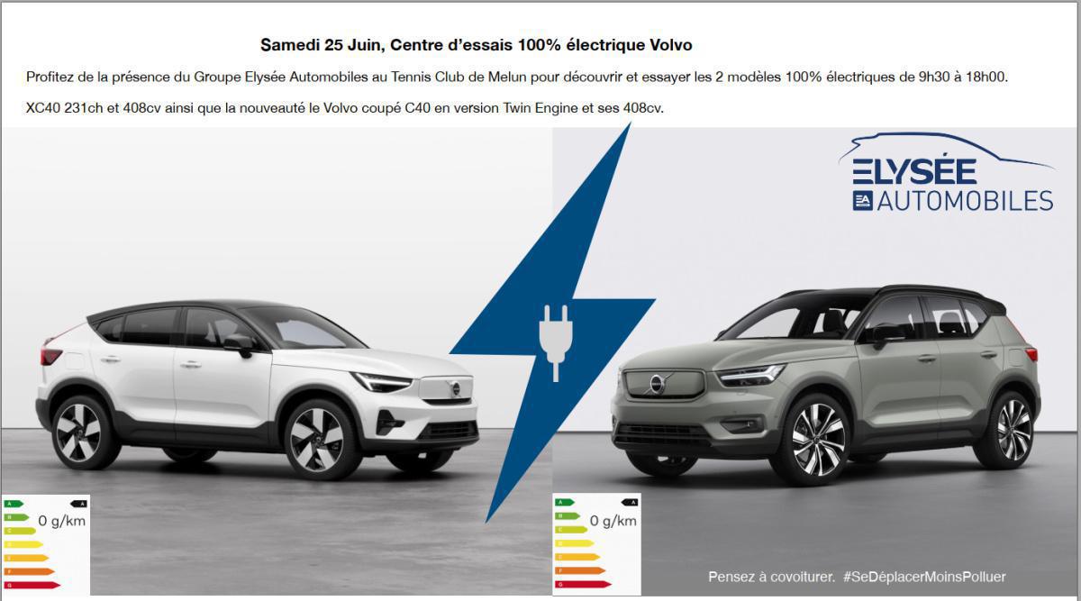 Samedi 25 Juin, Centre d’essais 100% électrique Volvo au TCM Samedi 25 Juin, Centre d’essais 100% électrique Volvo au TCM