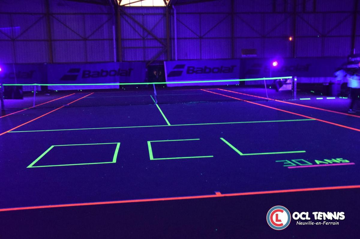 Soirée Evènement Tennis Fluo
