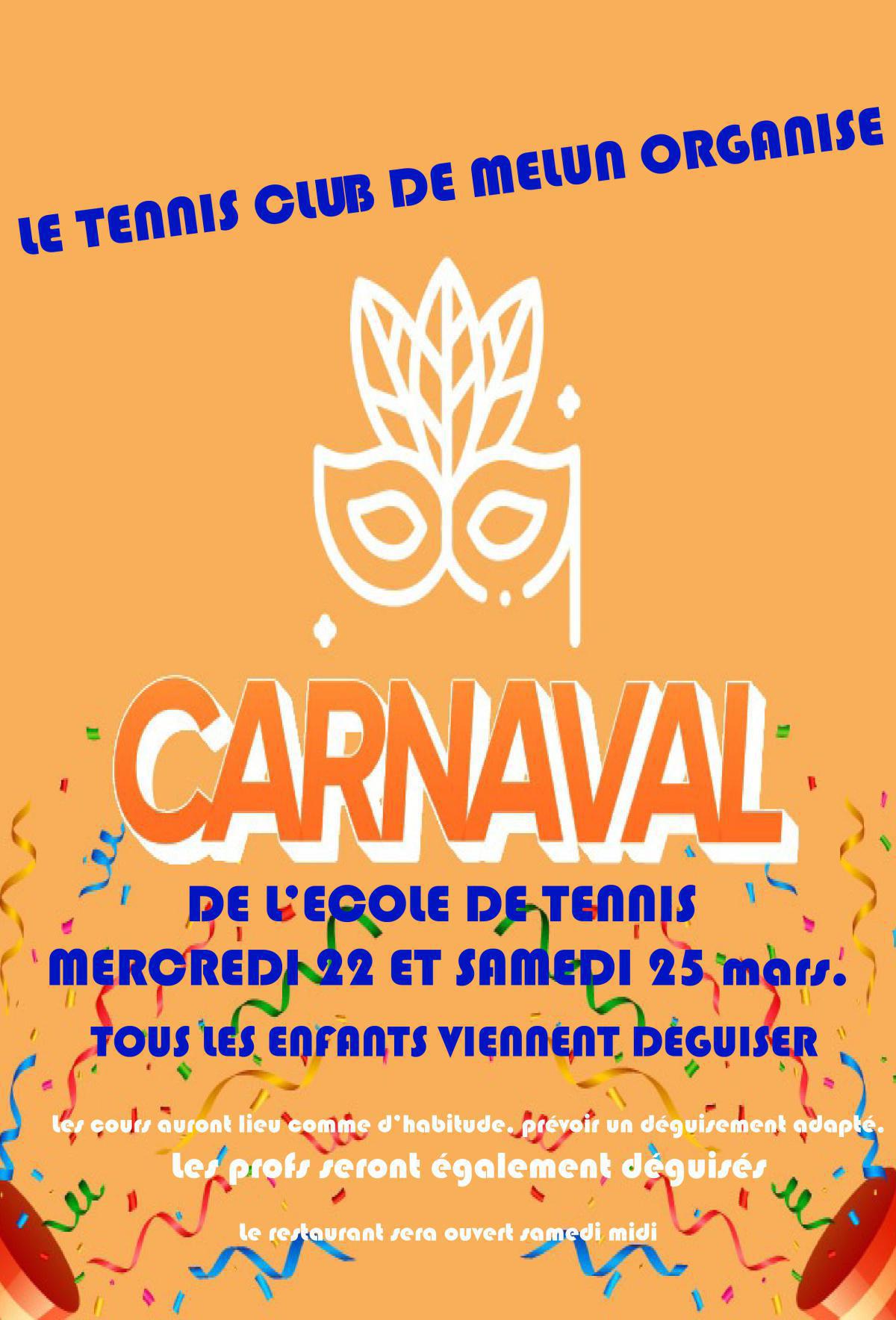 Carnaval de l'école de tennis 🧙‍♂️🦹‍♀️