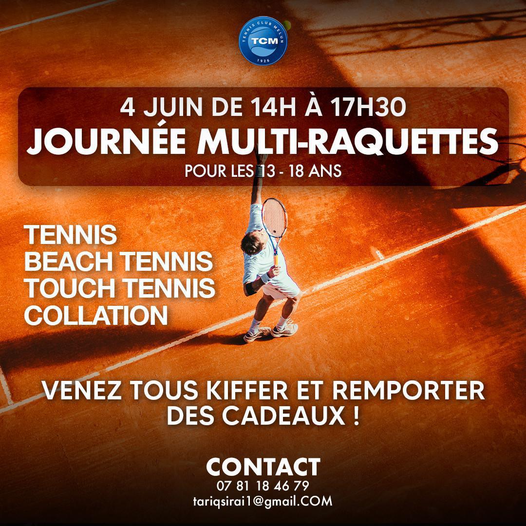 Après-midi Multi-Raquettes 13/18 ans