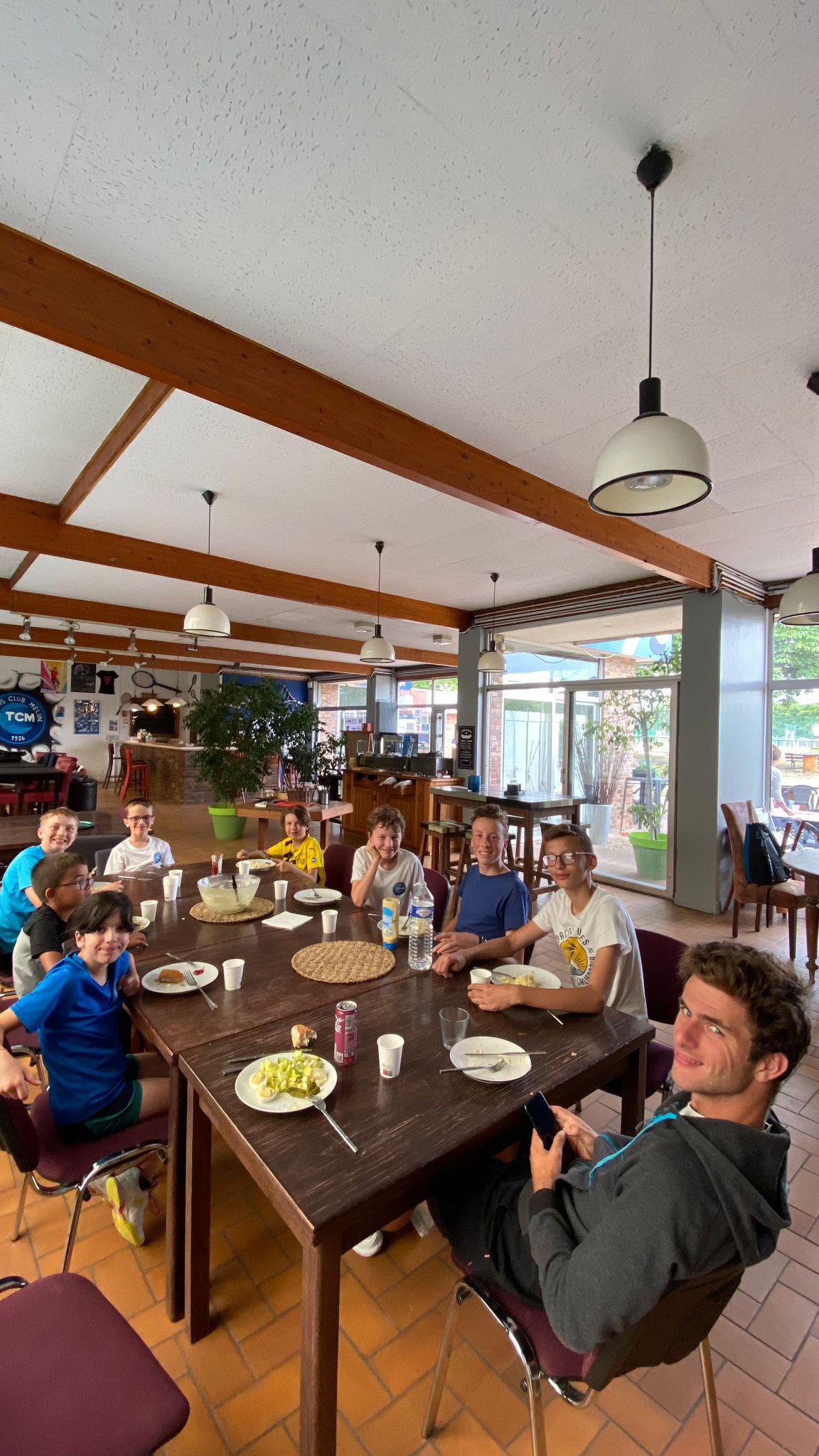 Première semaine de stage au club 