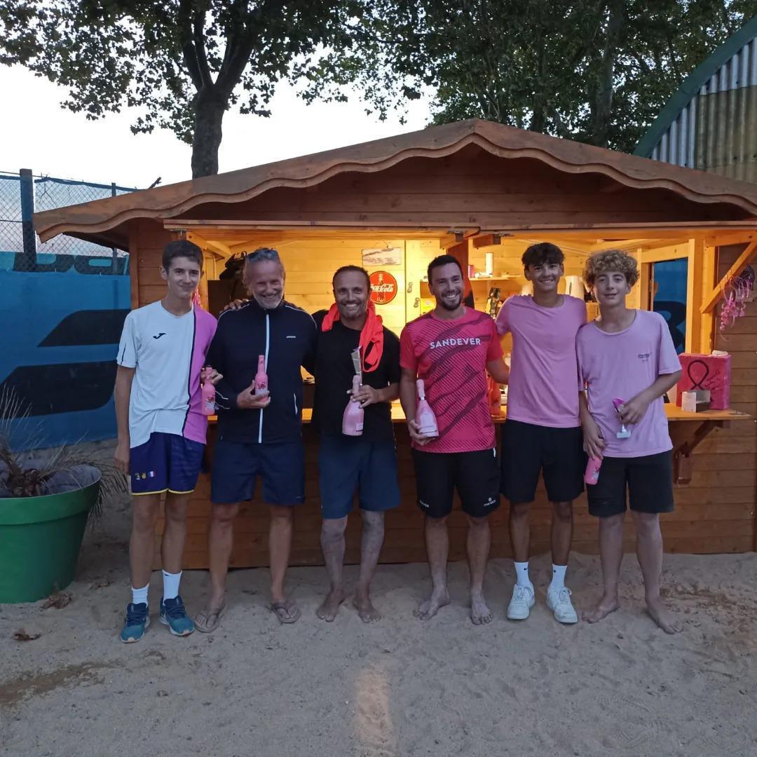Résultas tournoi beach tennis OCTOBRE ROSE