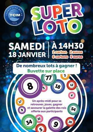 ✨🎉 SUPER LOTO DU TENNIS CLUB DE MELUN 🎉✨