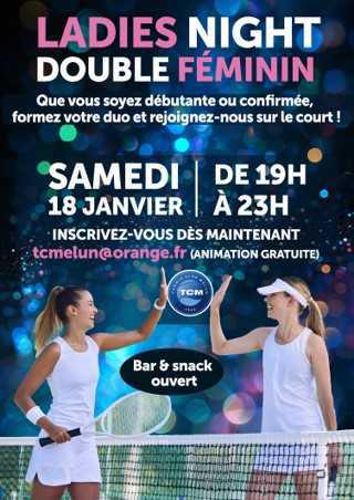 🎾🌟 Ladies Night - Double Féminin 🌟🎾