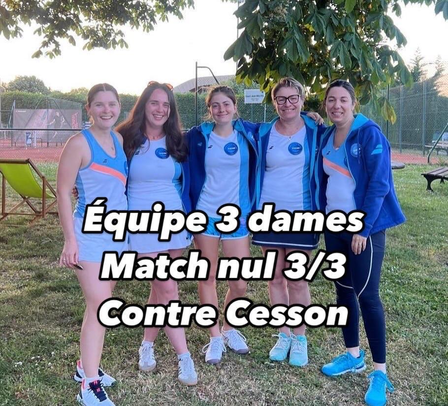 Résultats journée 3 rencontres par équipes séniors