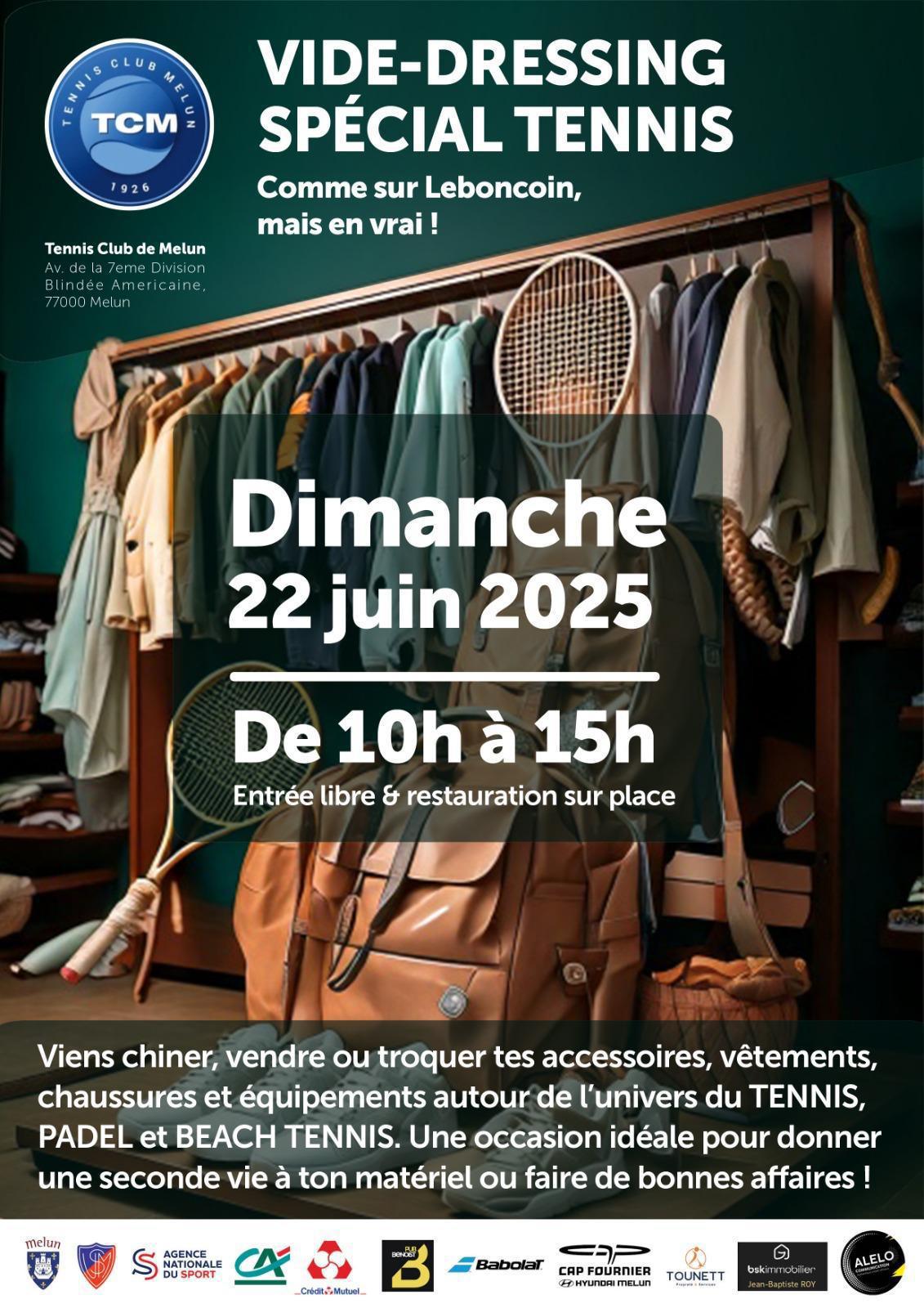 Vide dressing spécial Tennis
