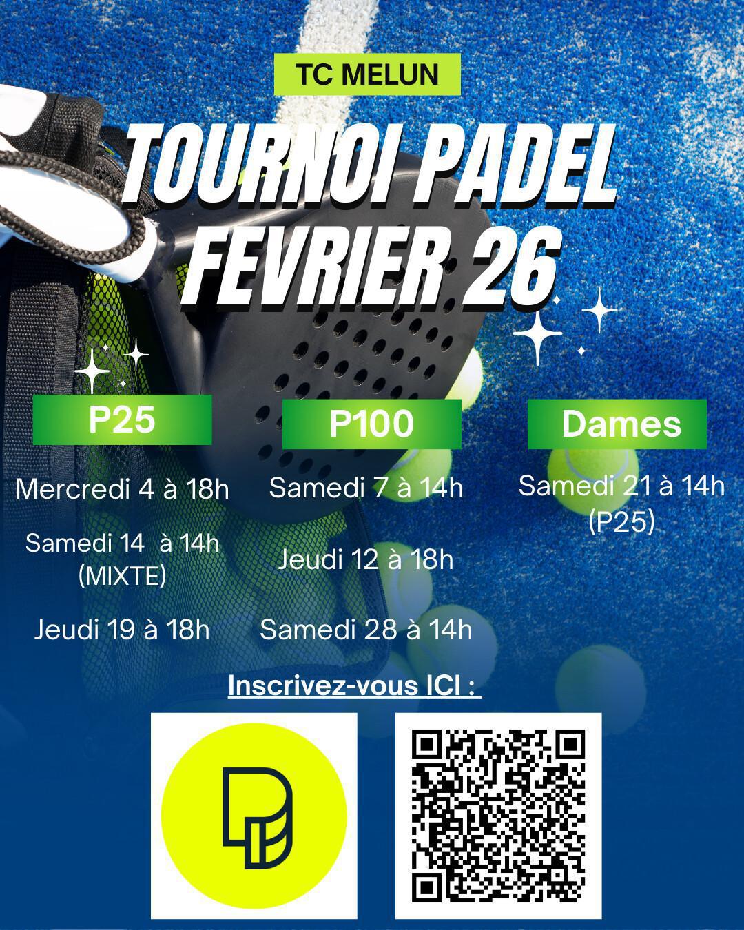 Tournois de Padel Février