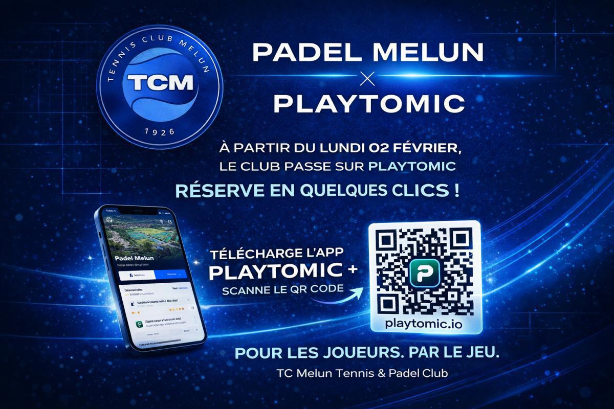 Le Tennis Club de Melun passe sur Playtomic pour les réservations padel. Le Tennis Club de Melun passe sur Playtomic pour les réservations padel.