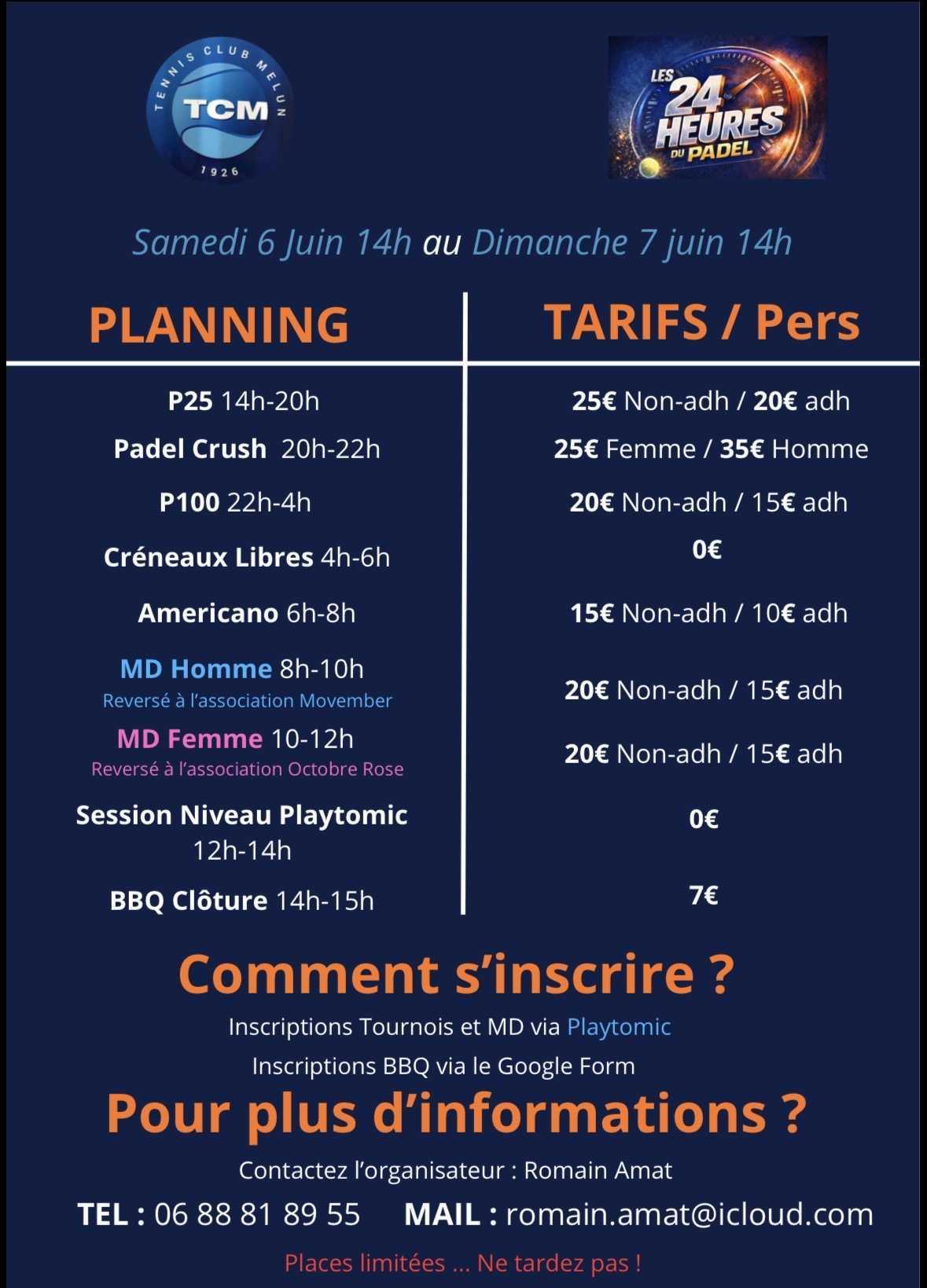 Les 24H du Padel au TCM !