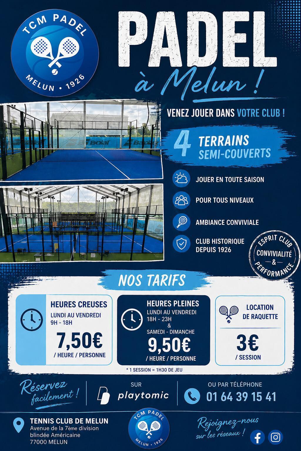 Padel à Melun