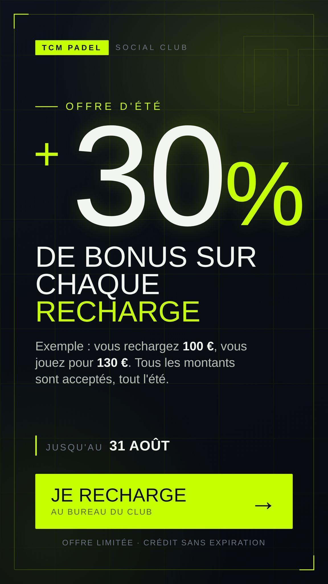 BONUS ÉTE