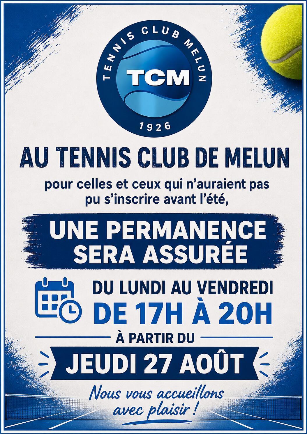 Permanence au club 