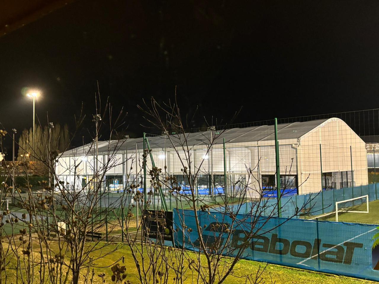 Vue de la structure de nuit