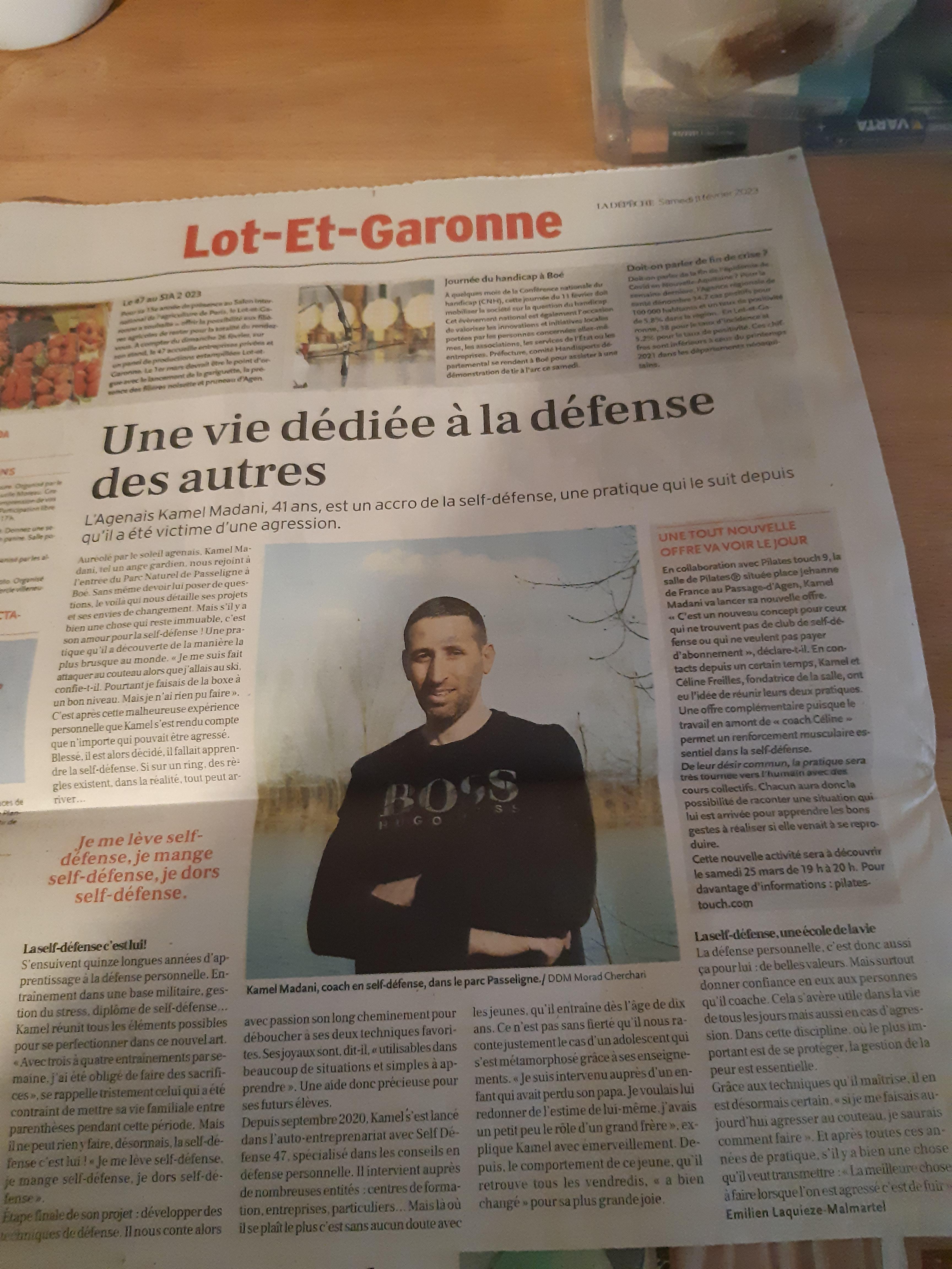 article sur le journal