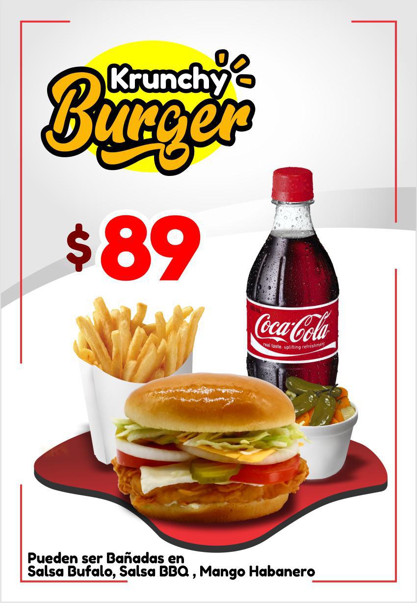 burger combo pollo