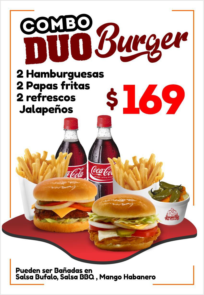 combo duo burger
