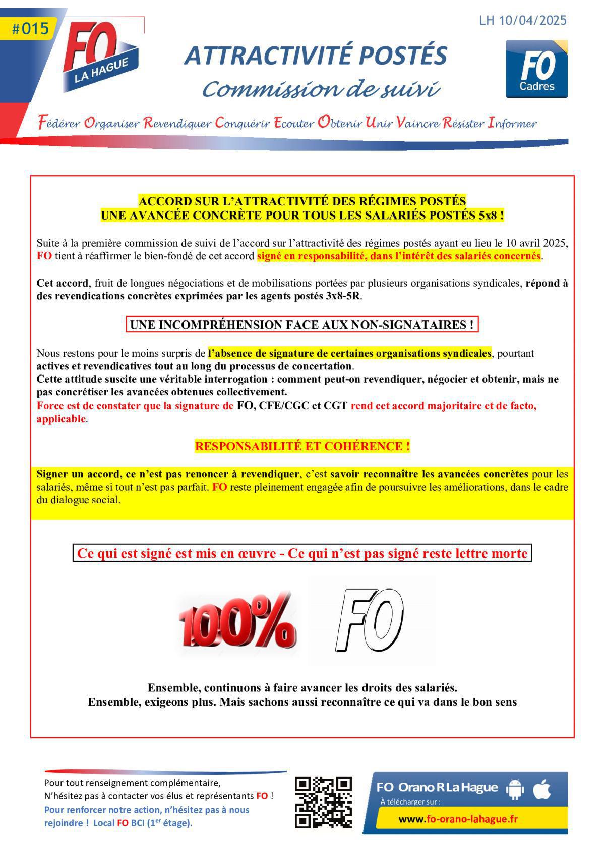 ATTRACTIVITÉ POSTÉS - Commission de suivi