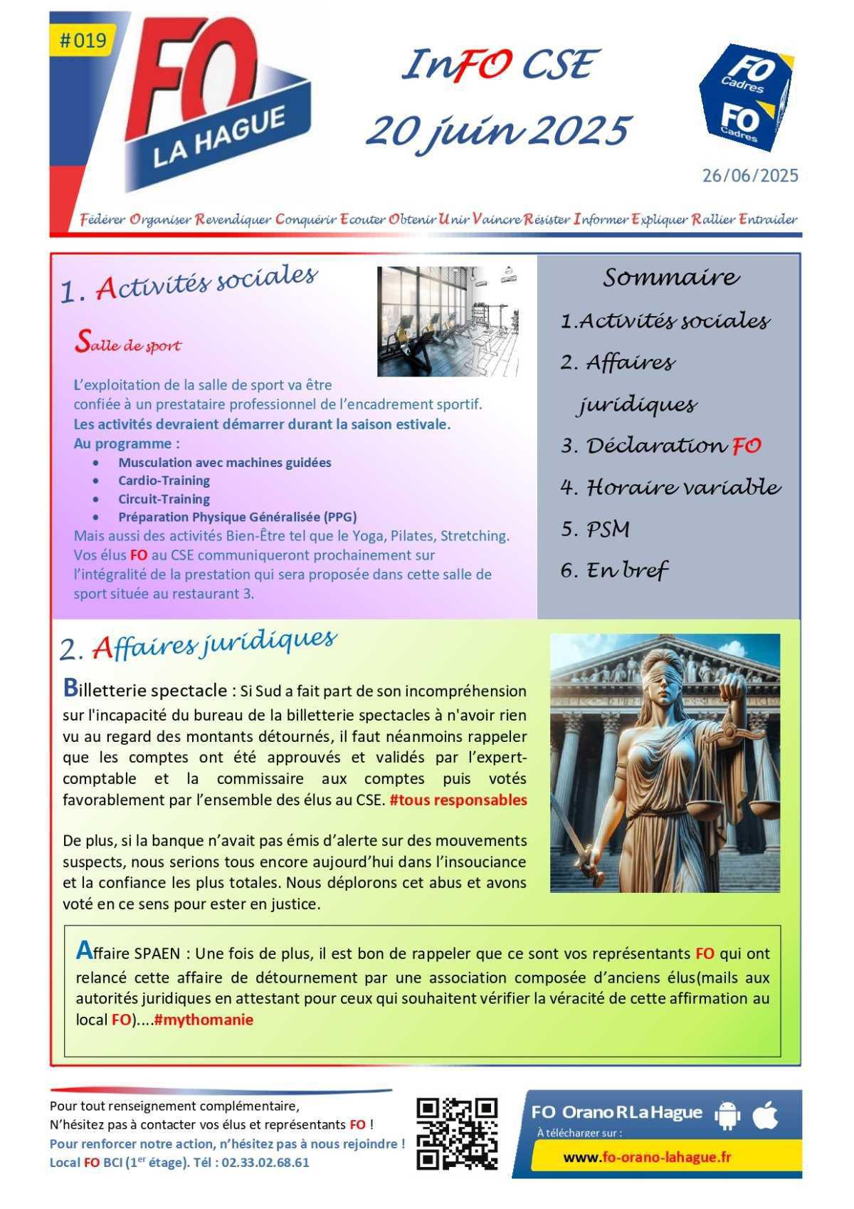 INFO CSE JUIN