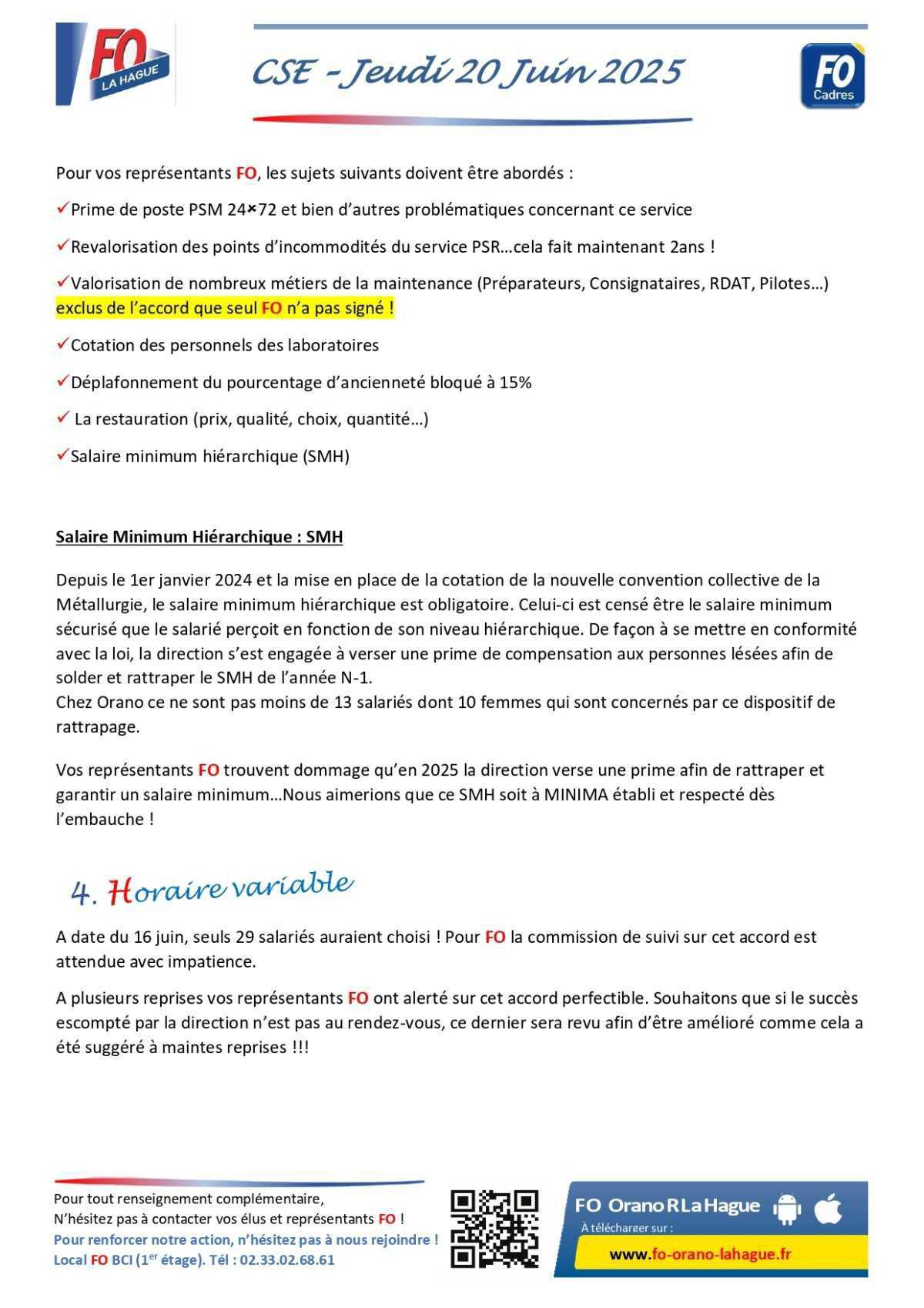 INFO CSE JUIN
