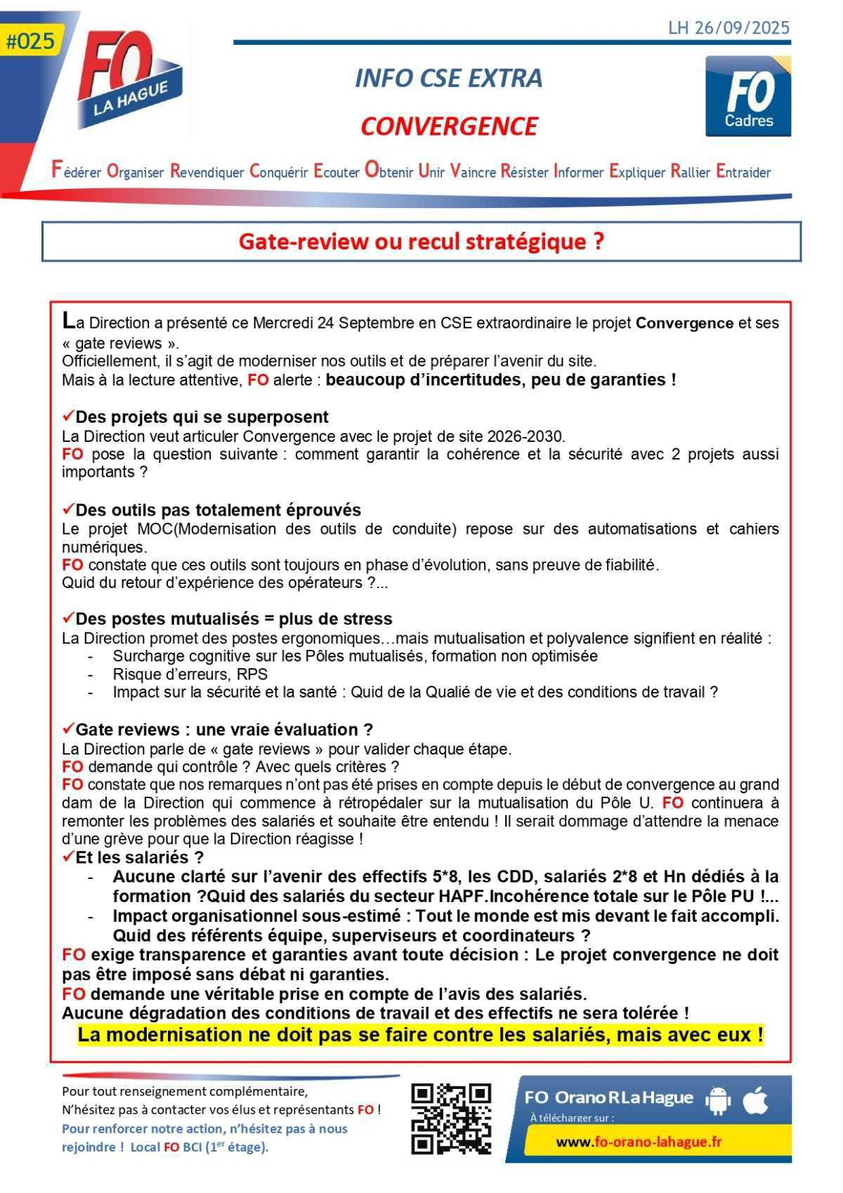 INFO CSE EXTRA CONVERGENCE