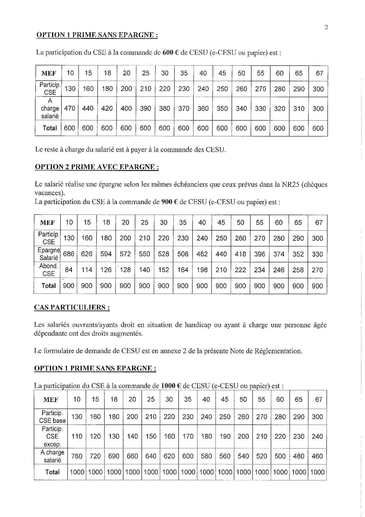 NOTES de REGLEMENTATION (intégration en cours sur votre appli)