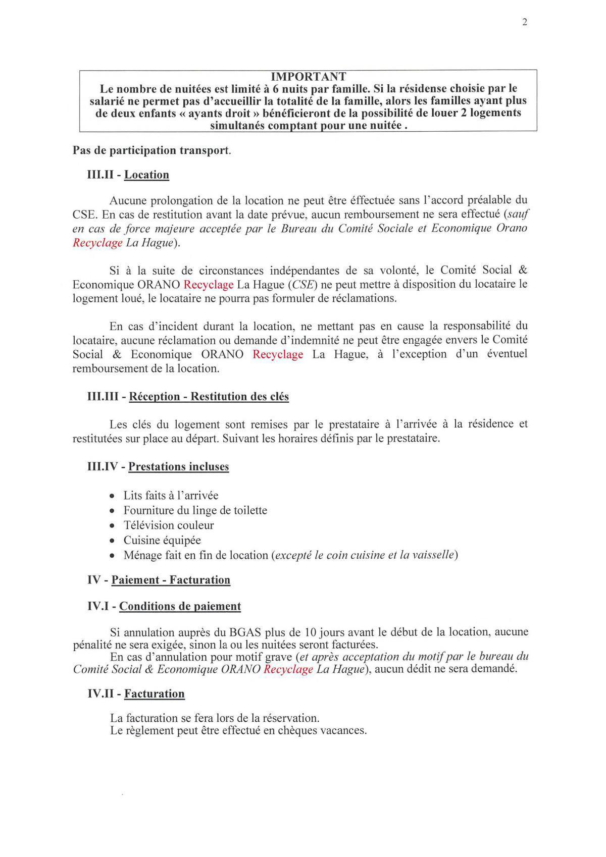 NOTES de REGLEMENTATION (intégration en cours sur votre appli)