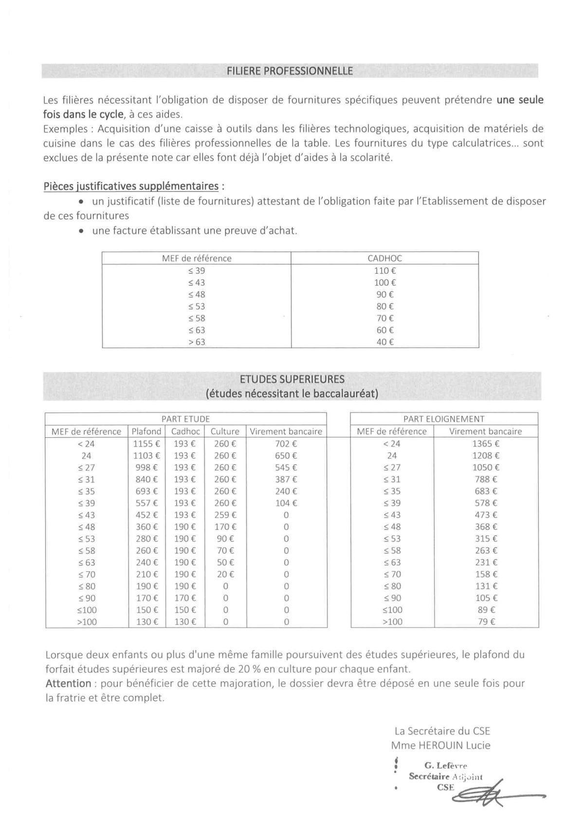NOTES de REGLEMENTATION (intégration en cours sur votre appli)