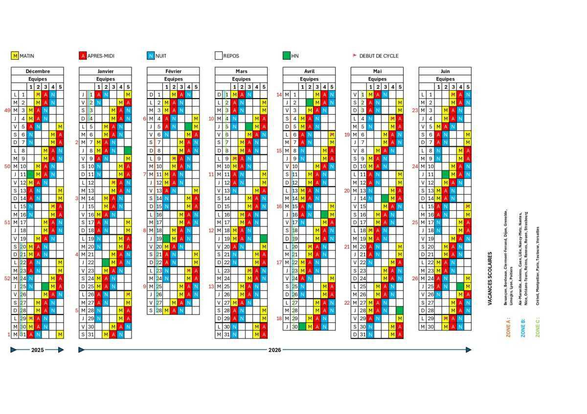 Plannings 5x8 2026