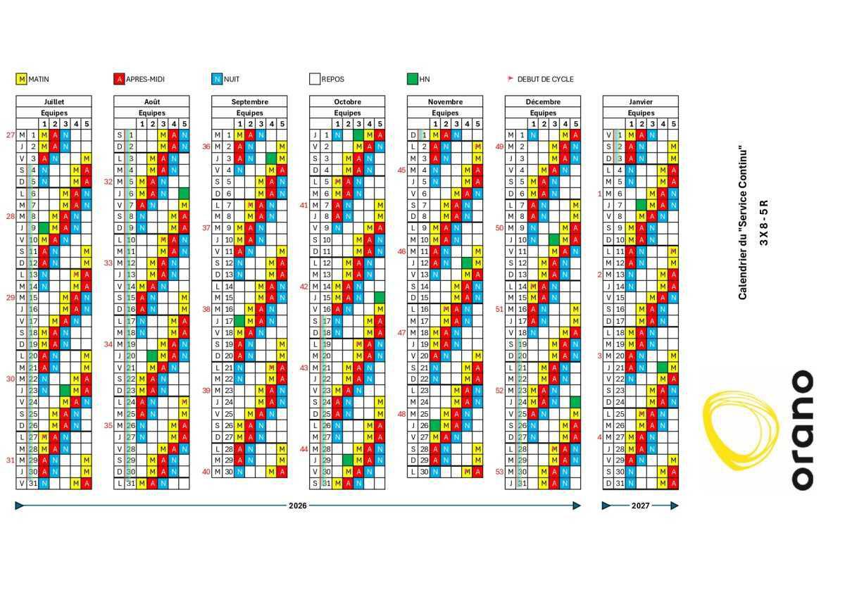 Plannings 5x8 2026