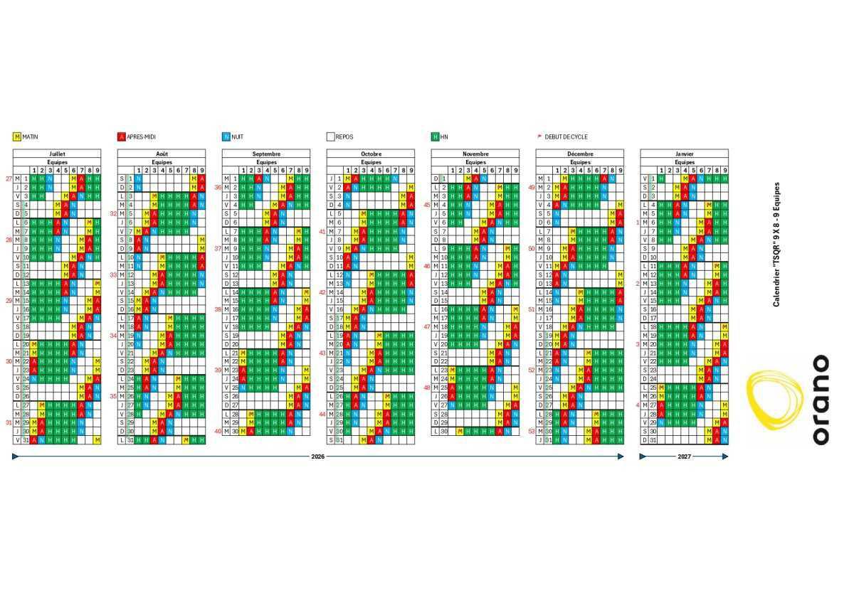 Plannings 9x8 2026