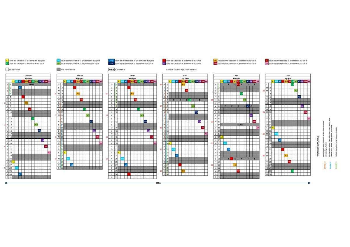 Plannings HN 2026