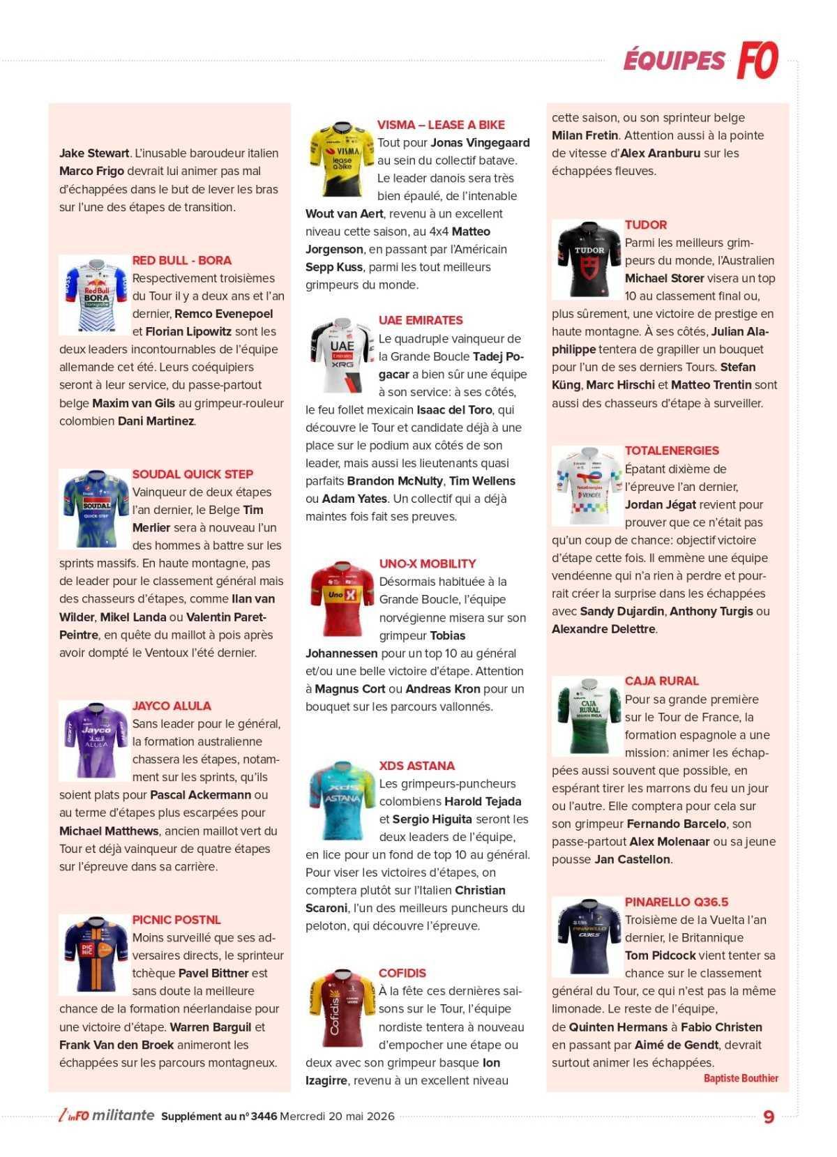 TOUR DE FRANCE 2026