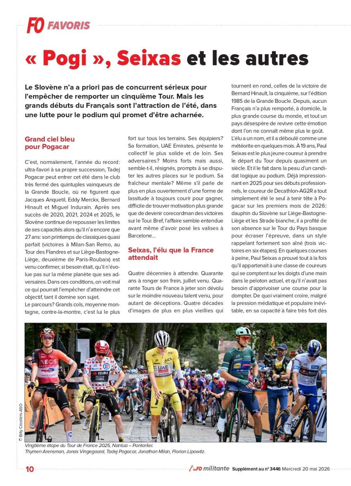 TOUR DE FRANCE 2026