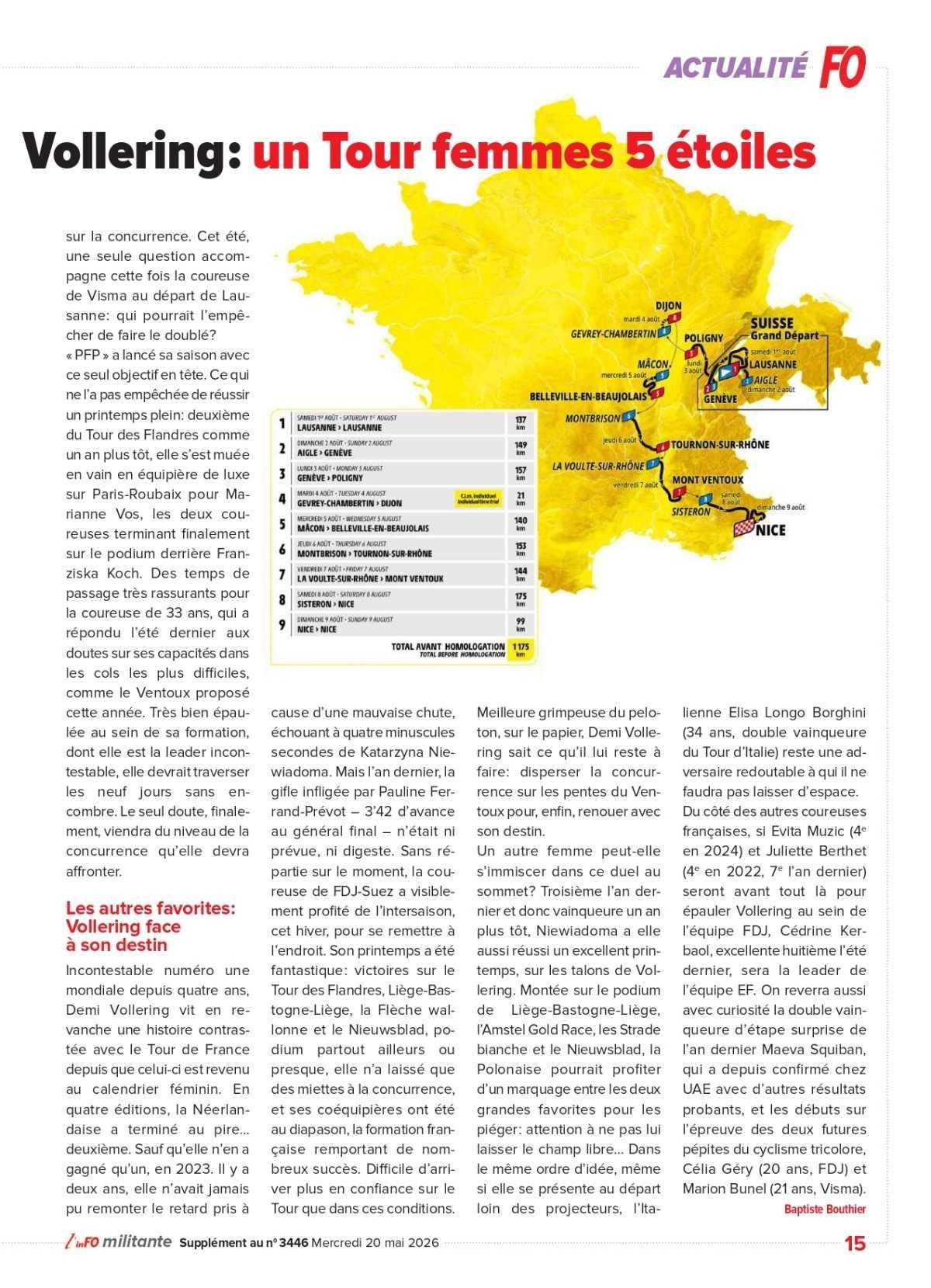 TOUR DE FRANCE 2026