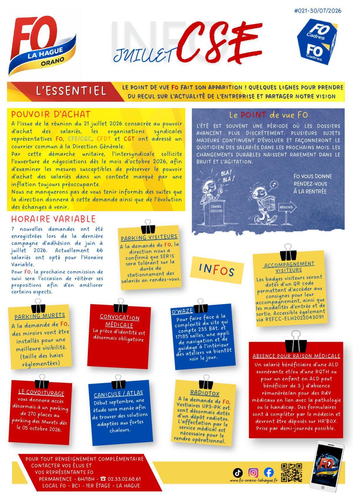 InFO CSE Juillet